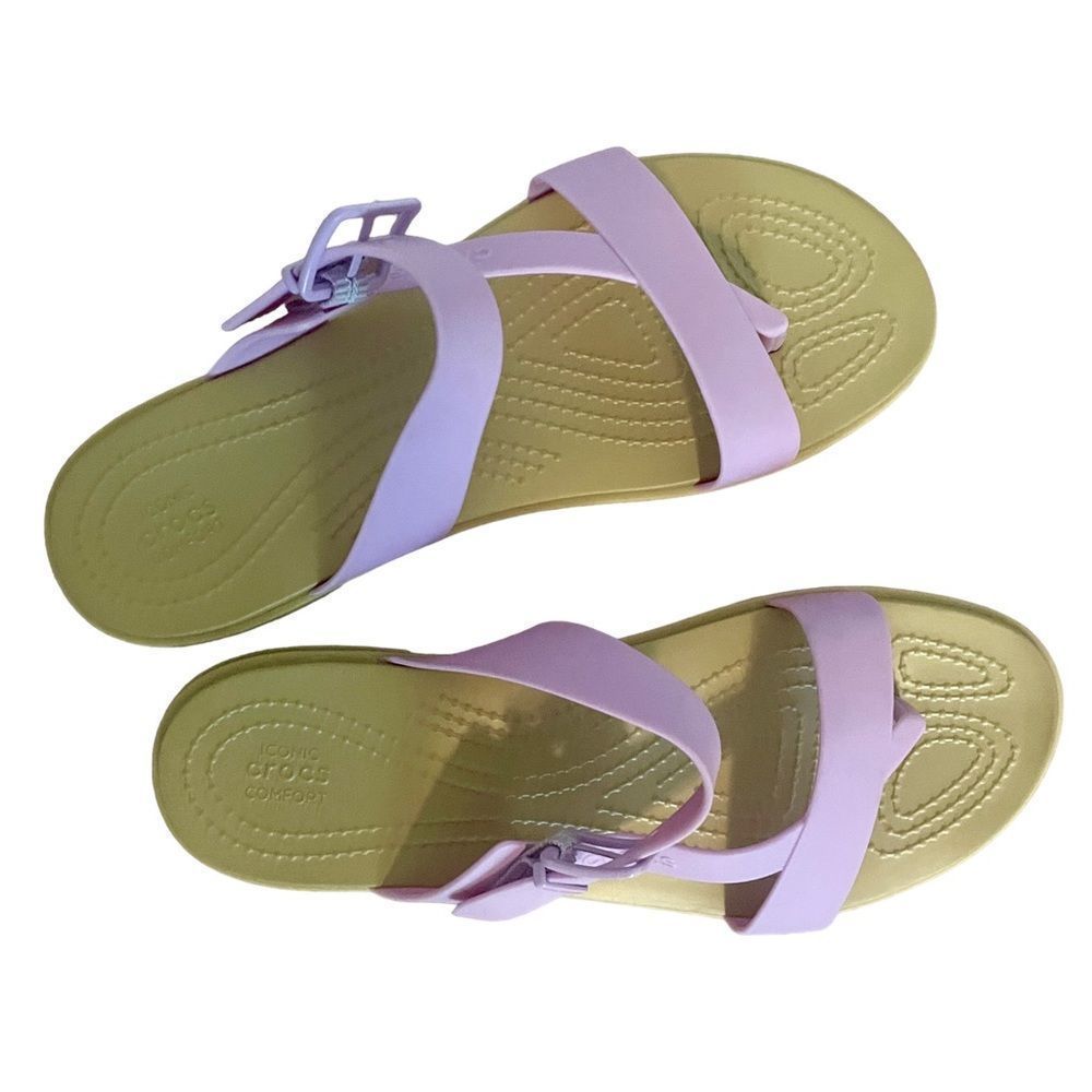 Crocs Tulum Toe Post Sandal, Women’s Sandal, Purple, Size 9
